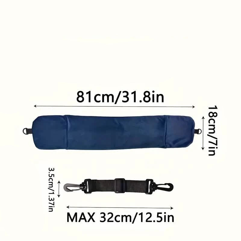 Travel Pillow & Organizer – Large, Polyester, Zipper, Machine Washable