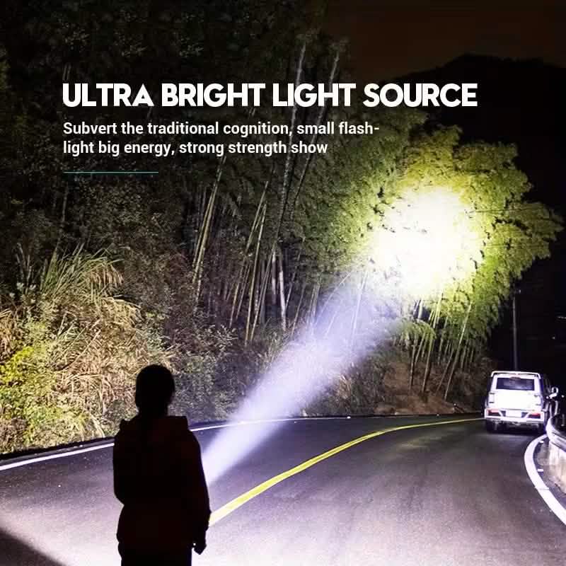 2-Pack: USB Rechargeable Mini LED Tactical Flashlight