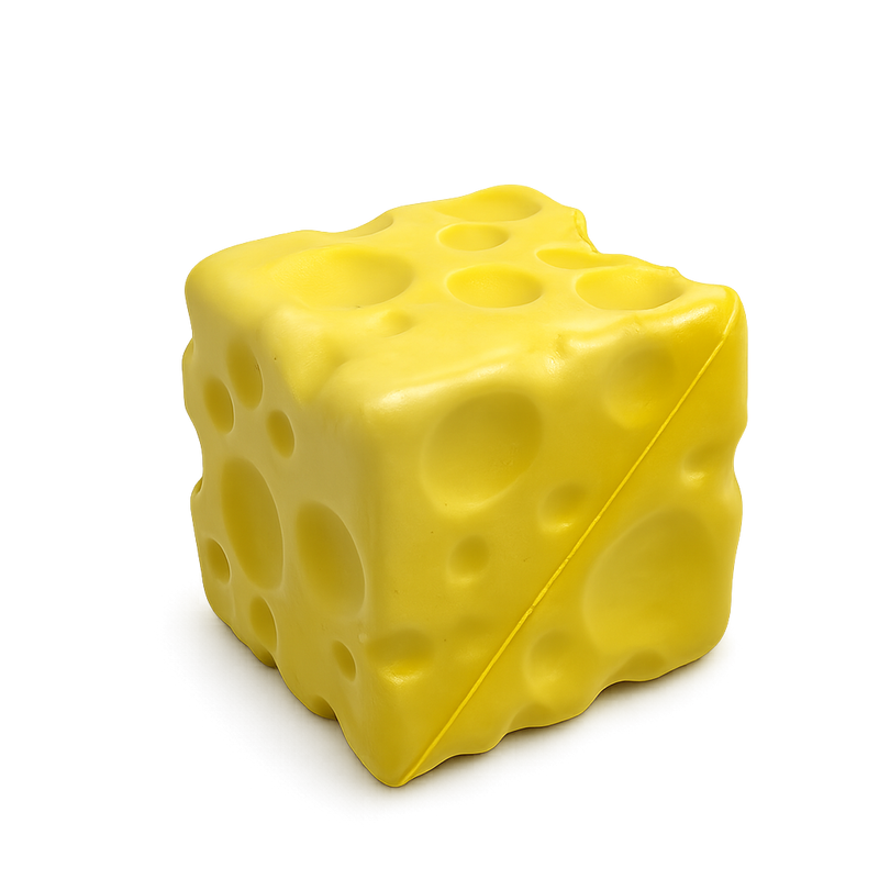 Fun Doh Slow Rise Cheese Squishy - Slow Rising Sensory Stress Toy
