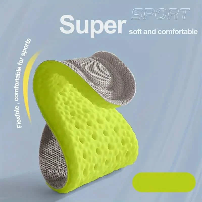1-Pair: Super Absorbent and Sweat Wicking Shoe Insoles - Dirt Resistant and Machine Washable Men's Shoes & Accessories - DailySale