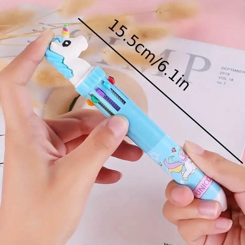 10 Color Ballpoint Pen Kawaii Stationery Cute Pen Arts & Crafts - DailySale