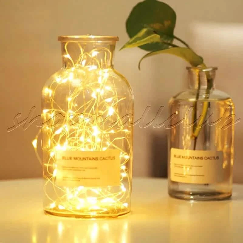 10-Pack: 20LEDs Wine Bottle Light Cork Shaped String Fairy Wire Night Light String & Fairy Lights - DailySale