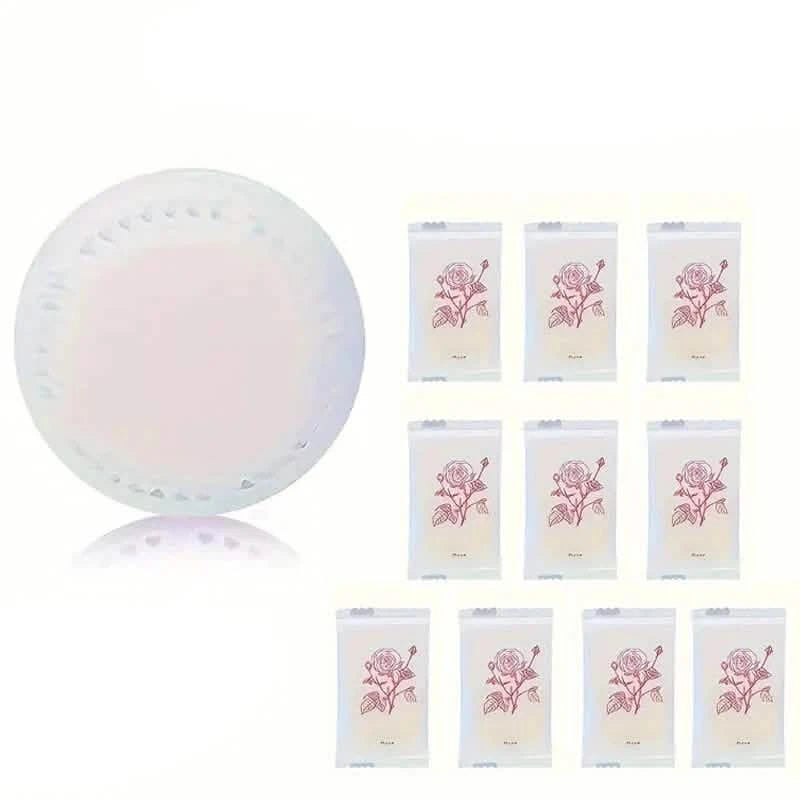 10-Pack: Long Lasting Aromatherapy Air Freshener Bath Rose - DailySale