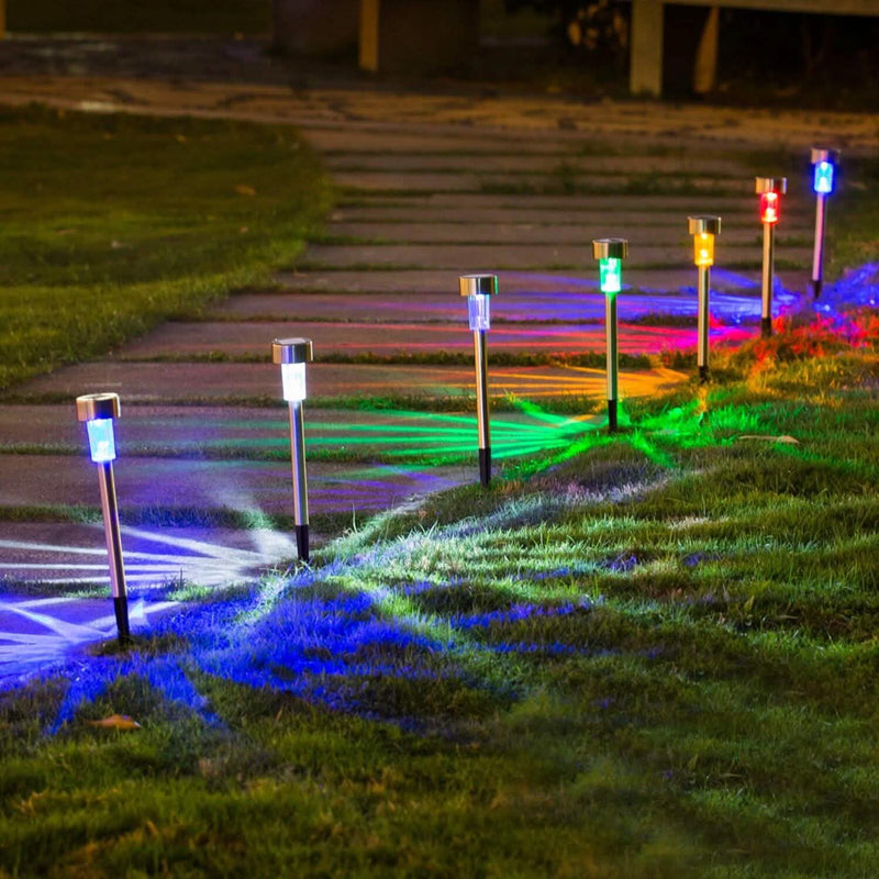 10-Pack: Outdoor Solar Landscape Lawn Light Outdoor Lighting - DailySale