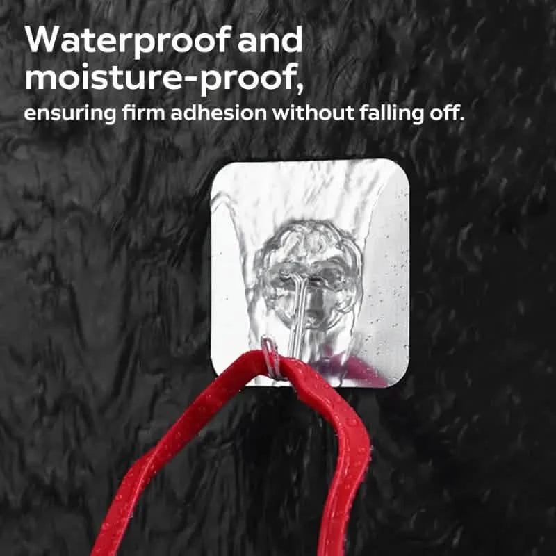 10-Pack: Self-Adhesive Wall Hooks Closet & Storage - DailySale