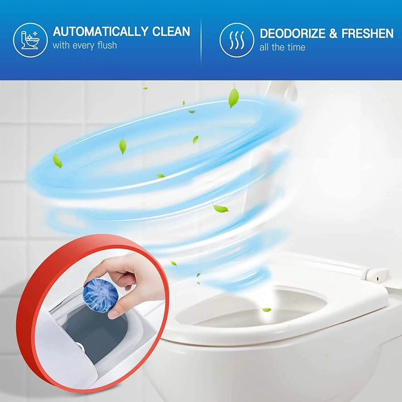 10-Pack: Vacplus Automatic Toilet Bowl Cleaner Tablets, Bathroom Toilet Tank Cleaner Bath - DailySale