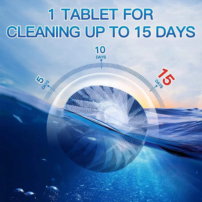 10-Pack: Vacplus Automatic Toilet Bowl Cleaner Tablets, Bathroom Toilet Tank Cleaner Bath - DailySale