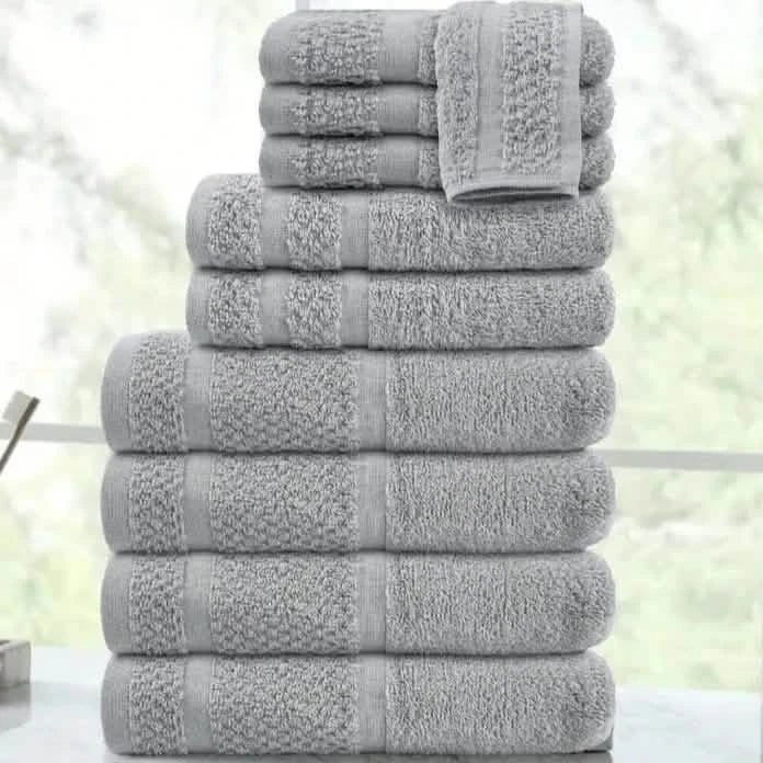 10-Piece: Towel Set with Upgraded Softness & Durability Bath - DailySale