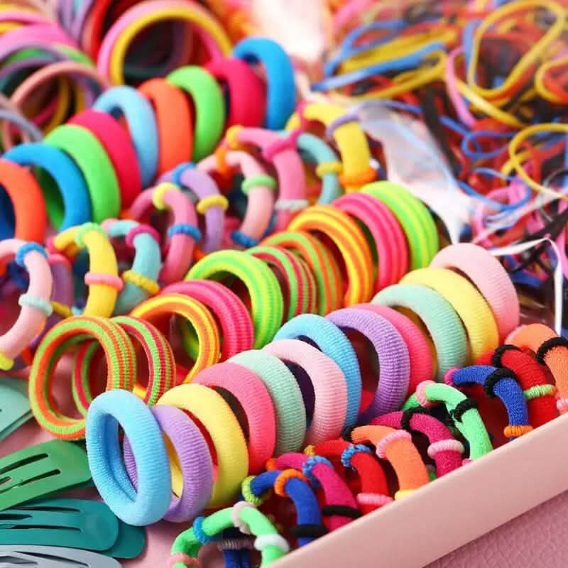 1000-Piece Set: Colorful Hair Ties Set Hair Scrunchies for Women Women's Shoes & Accessories - DailySale