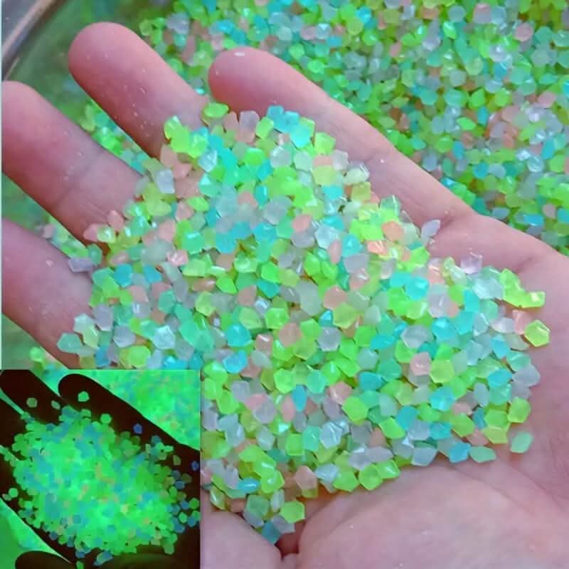 1000-Pieces: Luminous Glowing Stones for Garden, Plants, Aquarium & More Garden & Patio Multicolor - DailySale
