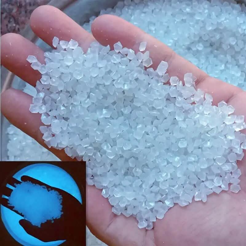 1000-Pieces: Luminous Glowing Stones for Garden, Plants, Aquarium & More Garden & Patio White - DailySale