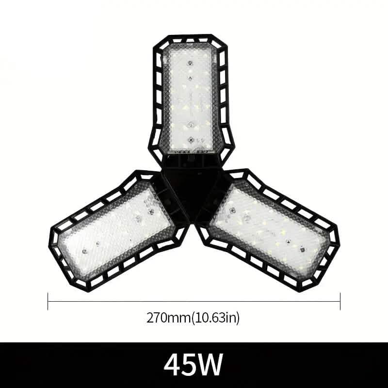 10000LM Super Bright 3 Leaf LED Garage Light Bulbs Outdoor Lighting - DailySale