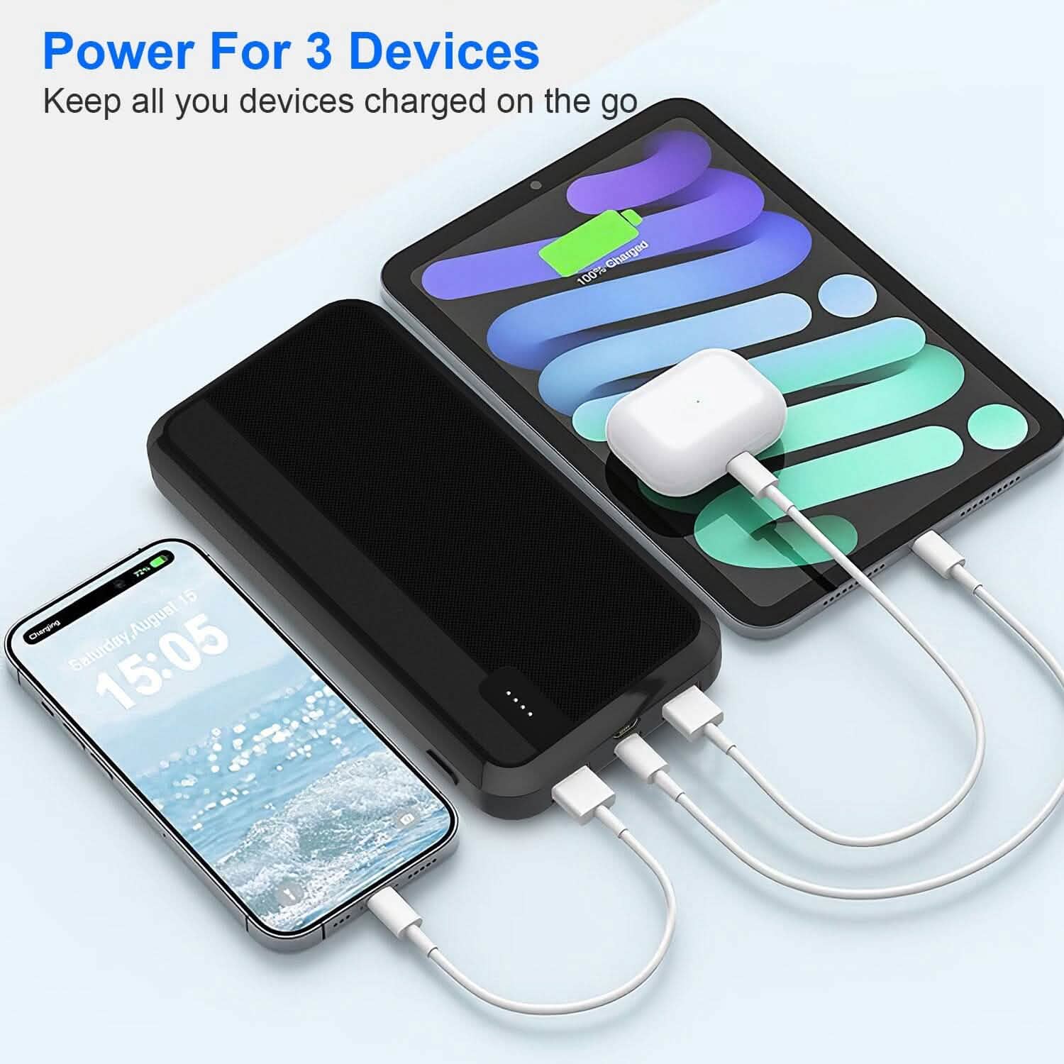 10000mAh or 20000mAh PD22.5W Fast Charging Portable Power Bank Mobile Accessories - DailySale