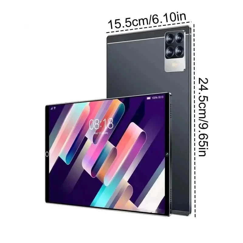 10.1-Inch Smart 5G Tablet - Dual SIM Card Slots, 8GB RAM, 256GB Storage, 24MP+48MP Camera + More Tablets - DailySale