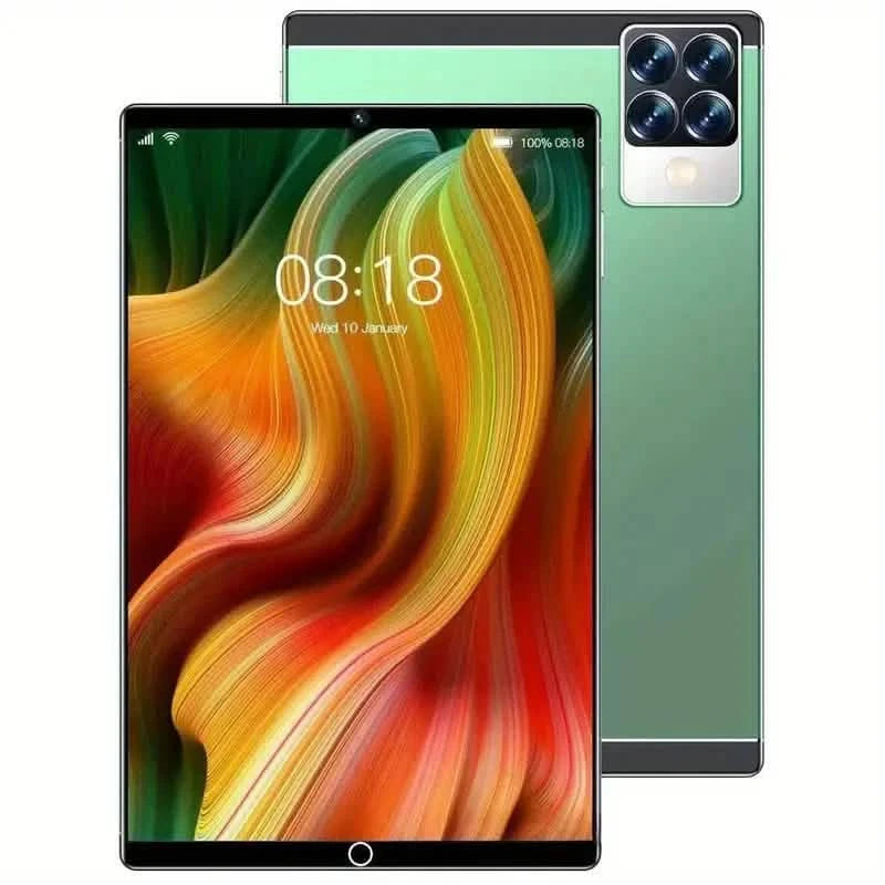 10.1-Inch Smart 5G Tablet - Dual SIM Card Slots, 8GB RAM, 256GB Storage, 24MP+48MP Camera + More Tablets Green - DailySale