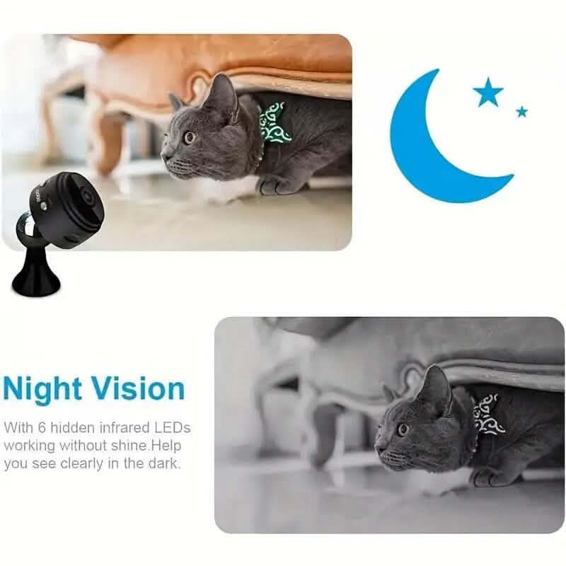 1080P Mini Wireless 2.4G Surveillance Hidden Camera Smart Home & Security - DailySale