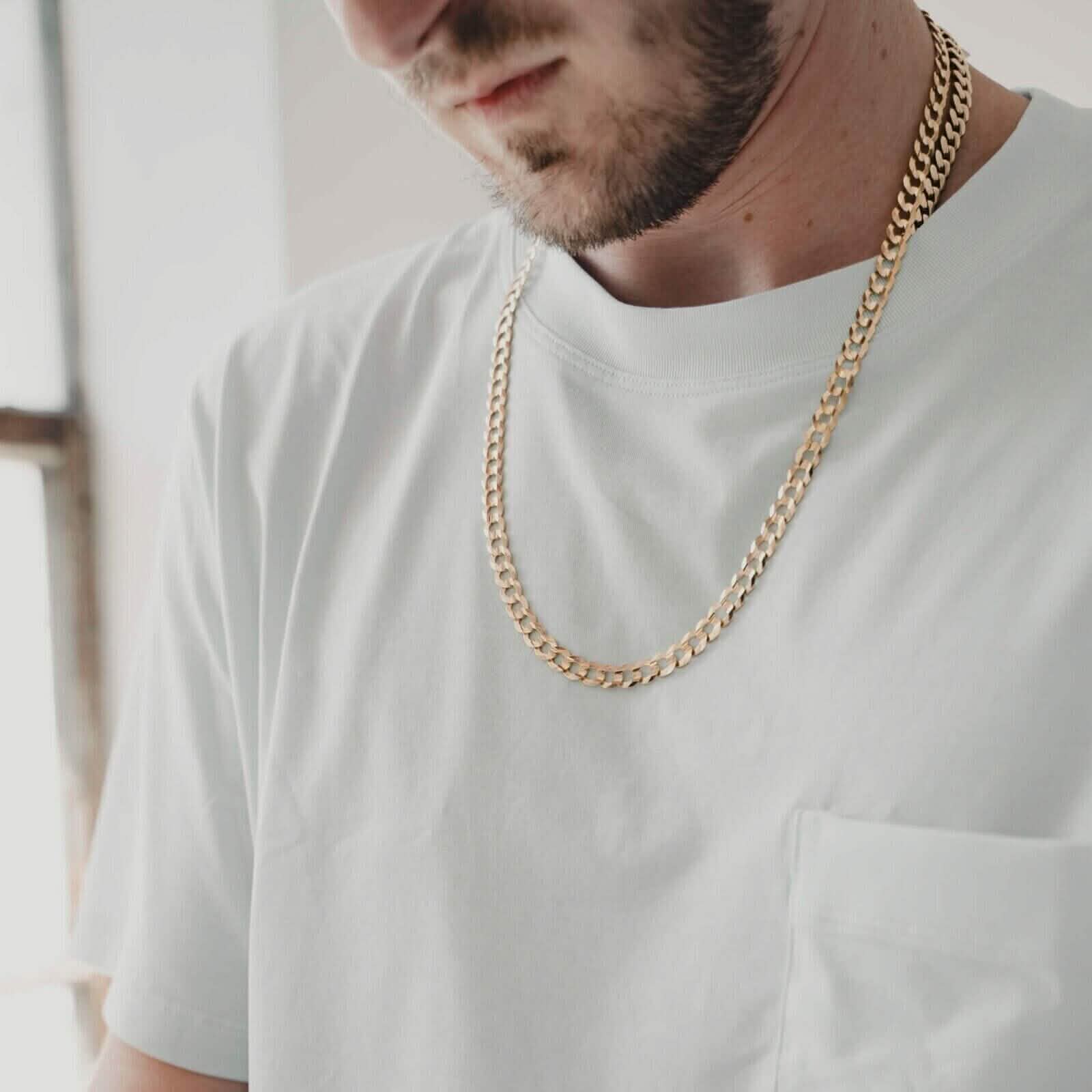 10K Yellow Gold Miami Cuban Curb Link Chain 6mm Necklace Necklaces - DailySale