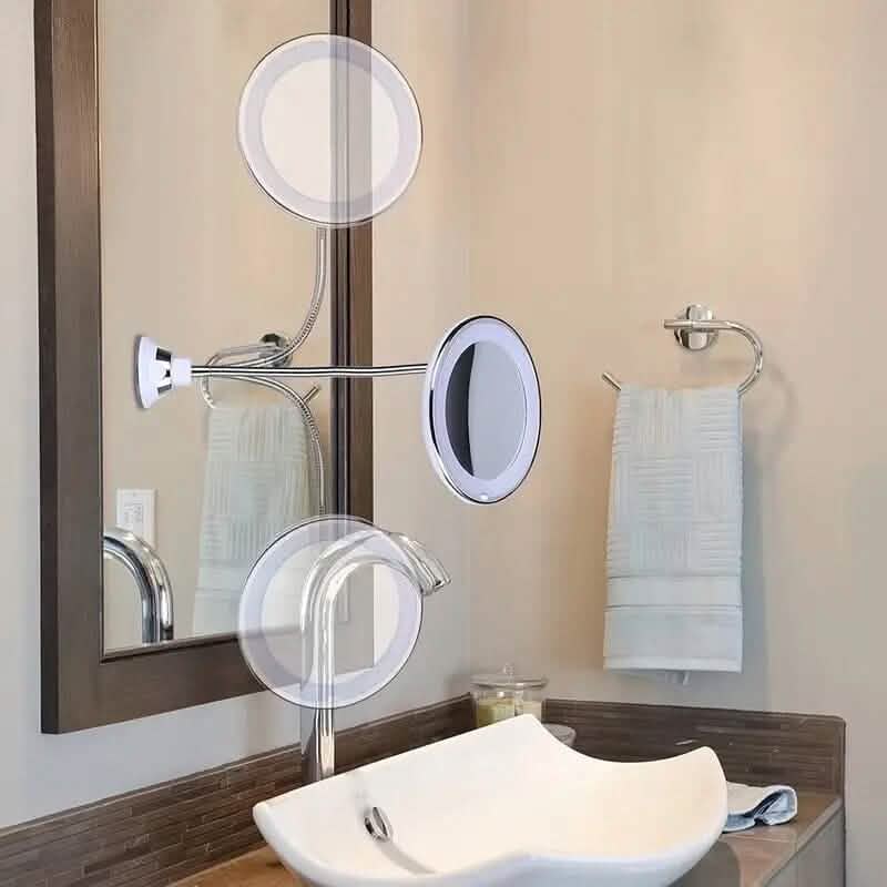 10X Magnifying LED Lighted Makeup Mirror Beauty & Personal Care - DailySale