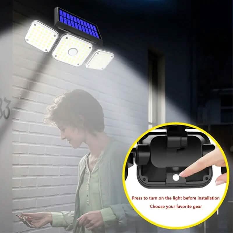 112 LED Solar Motion Sensor Lights Outdoor Lighting - DailySale