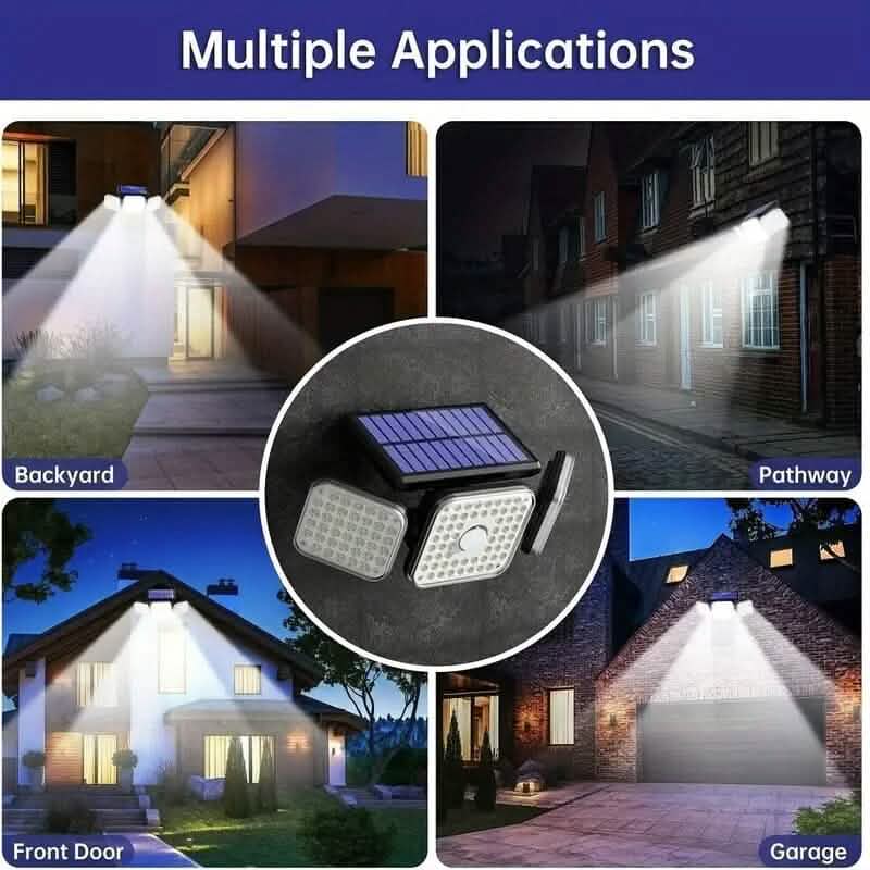 112 LED Solar Motion Sensor Lights Outdoor Lighting - DailySale