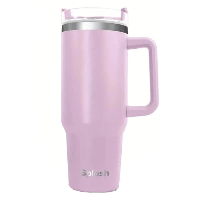 1180ml/40oz Multi-Color Travel Tumbler with Spill-Proof Lid Sports & Outdoors Purple - DailySale