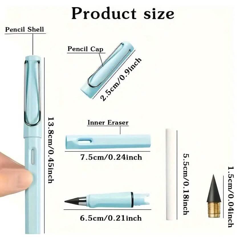12 Colors Forever Pencil with Eraser Arts & Crafts - DailySale