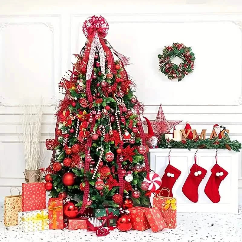 12-Piece Set: Large Sparkling Glittering Sequins Foam Ball Ornaments - Shatterproof Christmas Tree Decorations with Hanging Loop Holiday Decor & Apparel - DailySale