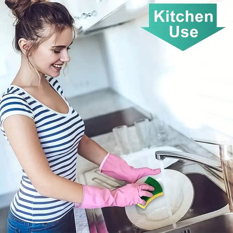 12-Piece: Ultra-Fine Microfiber Kitchen Cleaning Sponge Kitchen Tools & Gadgets - DailySale