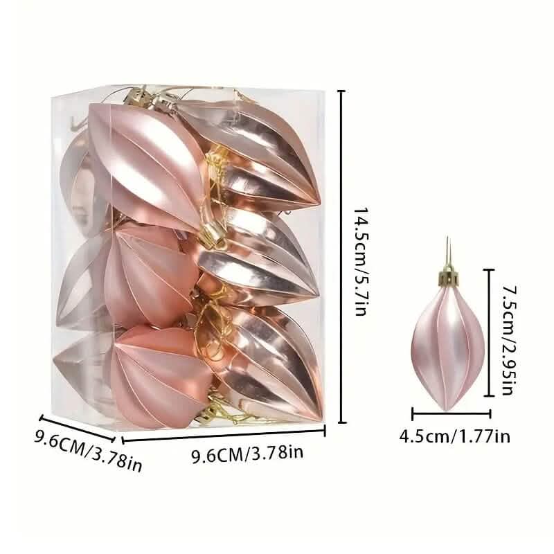 12-Pieces: Christmas Tree Pendant Decorations Holiday Decor & Apparel - DailySale