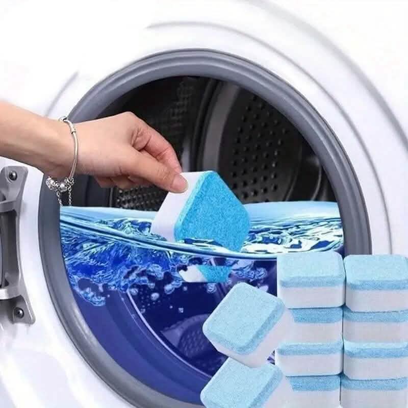 12-Pieces: Effervescent Washing Machine Cleaner Tablets Everything Else - DailySale