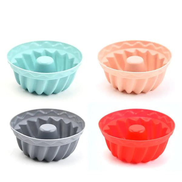 12-Pieces: Silicone Heritage Bundtlette Cake Mold Kitchen Tools & Gadgets - DailySale