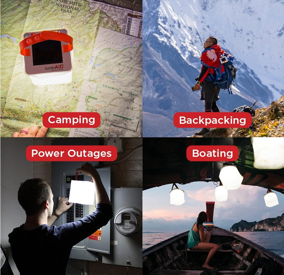 Hakol Solar Camping Lantern - Inflatable LED Lamp Perfect for Camping