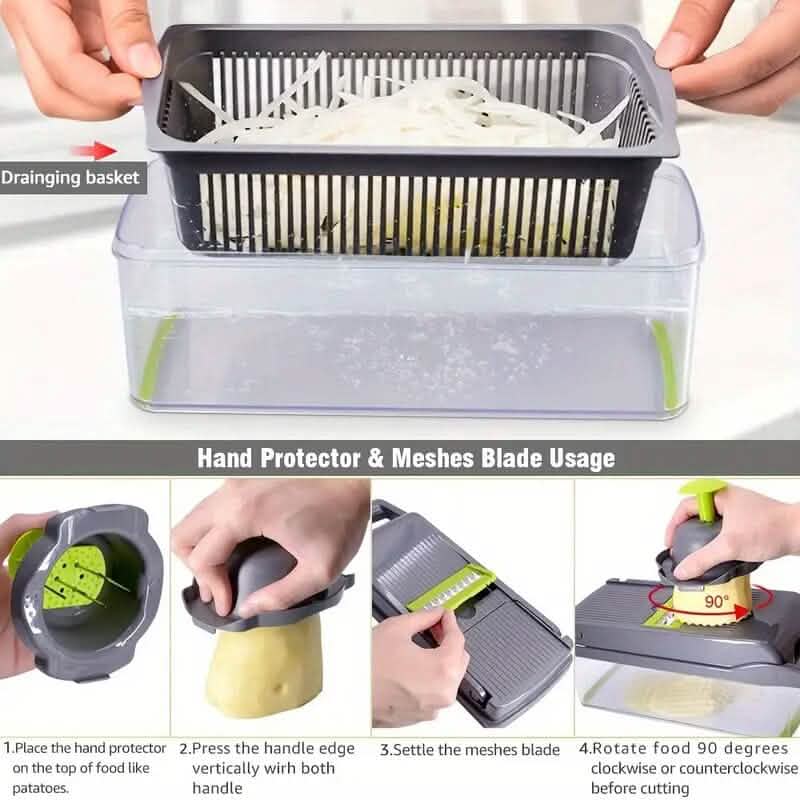 14-in-1 EasyPro Vegetable Chopper Kitchen Tools & Gadgets - DailySale