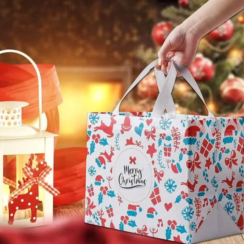 16-Pieces: Large Reusable Non-Woven Shopping Bags Bags & Travel - DailySale
