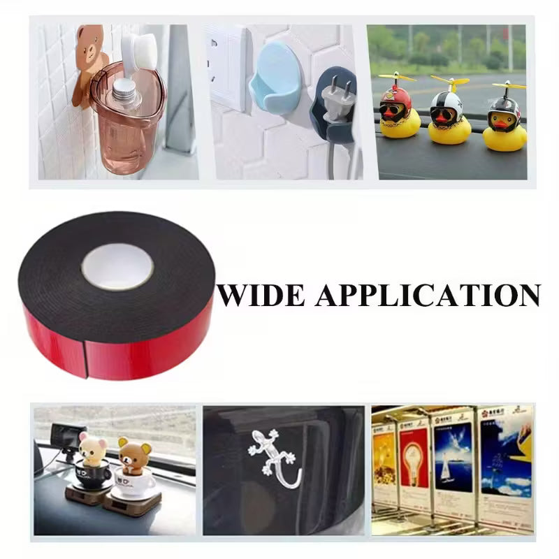 Heavy-Duty Dual-Sided Waterproof Tape 16mm x 196.85in – Strong, No-Residue Adhesive for Home & Auto
