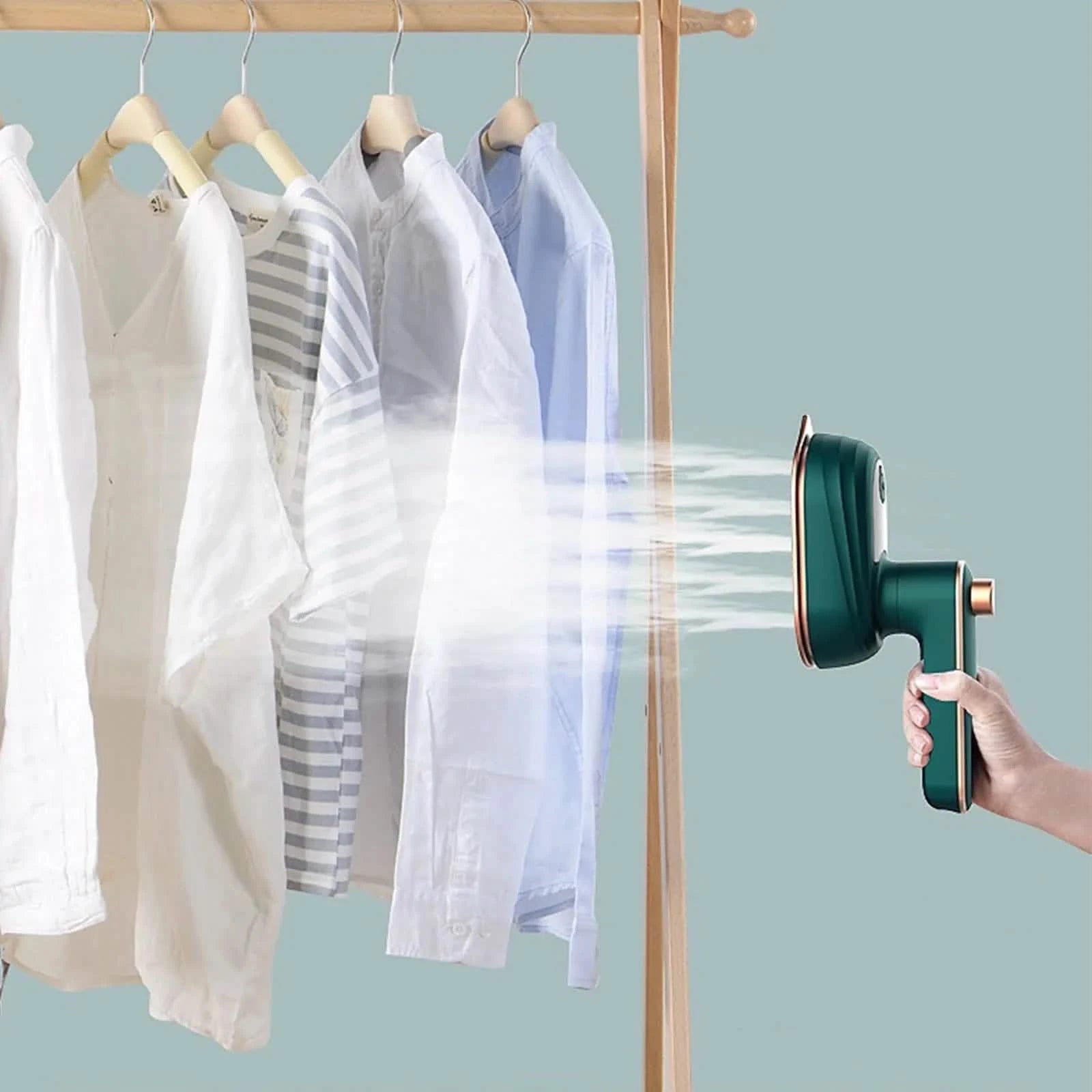 180° Rotating Mini Portable Folding Steam Iron Household Appliances - DailySale