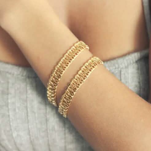 18K Gold Chunky Chain Bracelet Bracelets - DailySale
