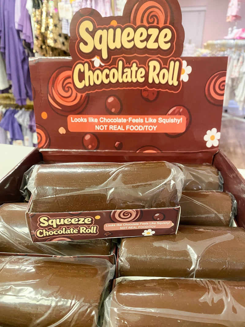 Chocolate Roll Squishy Slow Rising Stress Relief Toy | Fidget Toy
