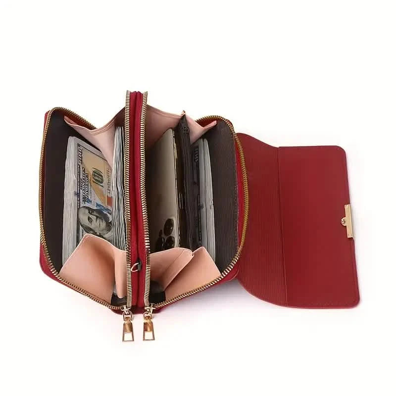 Vegan Messenger Bag – Lightweight Large Shoulder Bag with Detachable Organizer