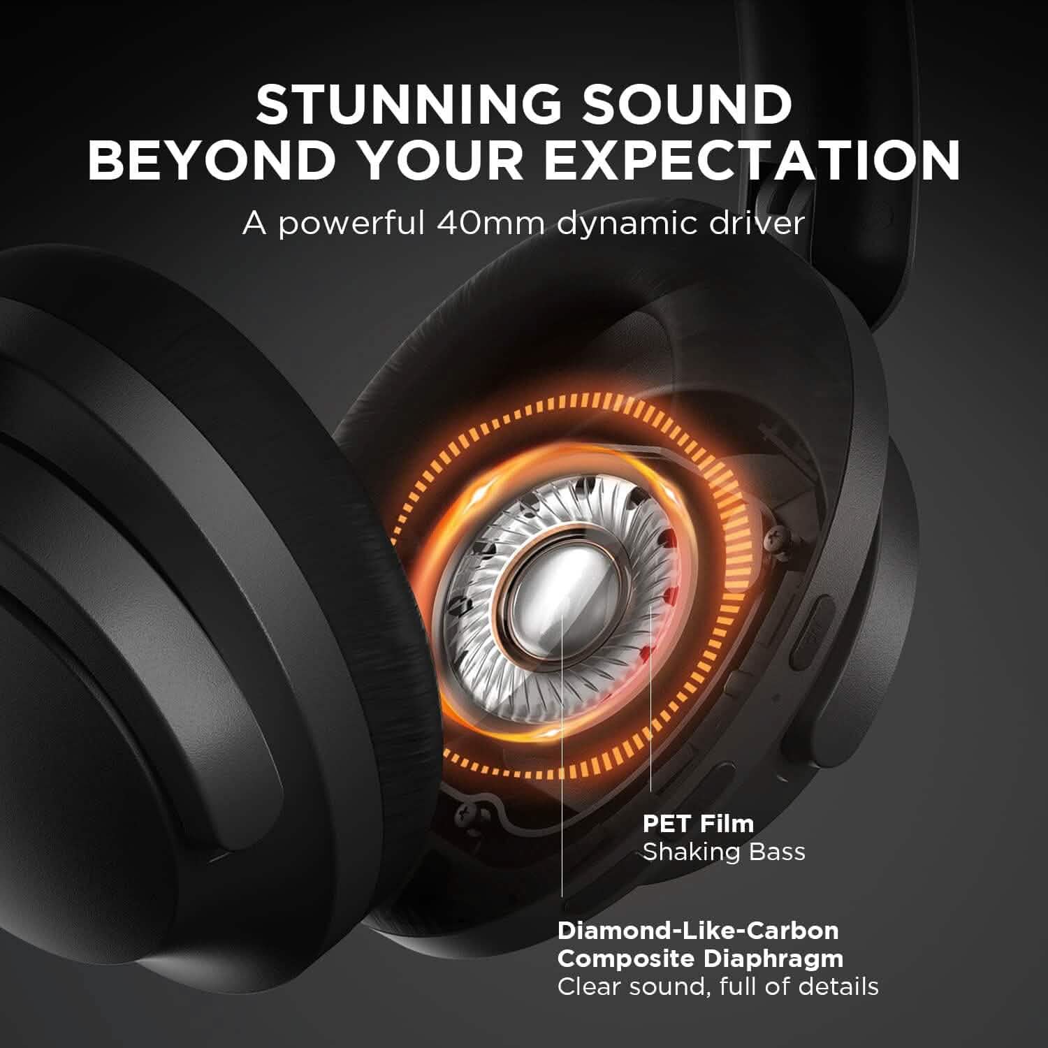 1MORE SonoFlow Active Noise Cancelling Headphones Headphones - DailySale