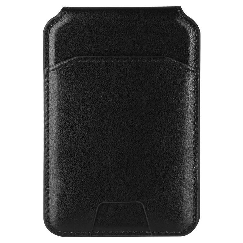 2-in-1 Magnetic Card Wallet Phone Stand Mobile Accessories Black - DailySale