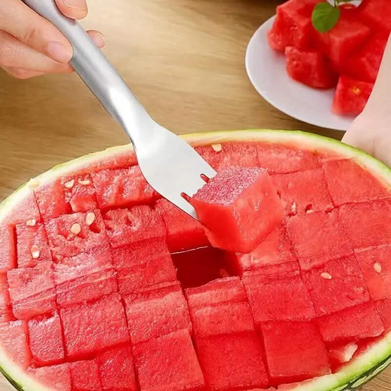 2-in-1 Stainless Steel Watermelon Slicer and Corer Kitchen Tools & Gadgets - DailySale