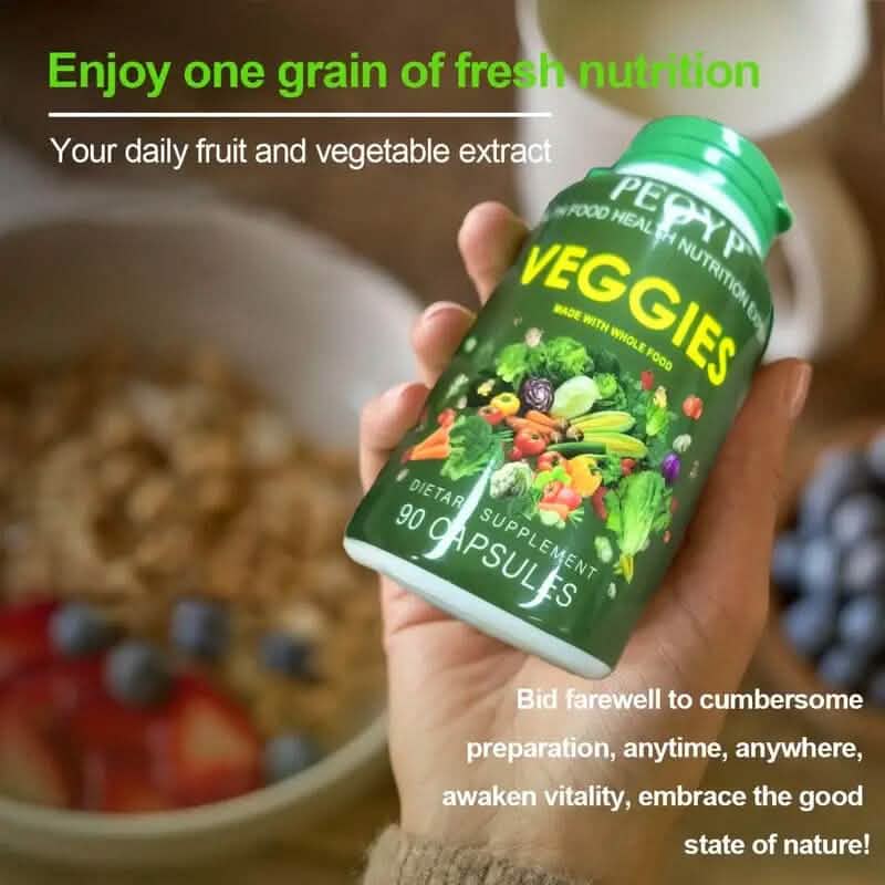 2-Pack: 100% Natural Fruits and Vegetables Supplement Wellness - DailySale