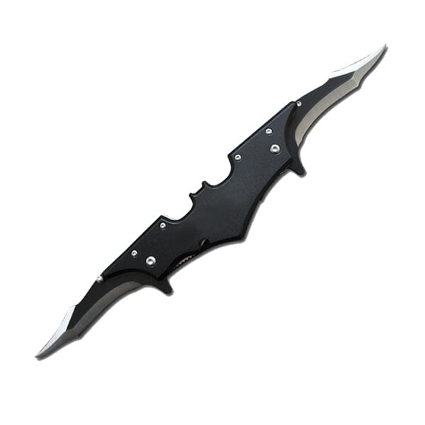 2-Pack: 5.75" Spring Assisted Knife Dual Blade W/ Belt Clip Tactical - DailySale