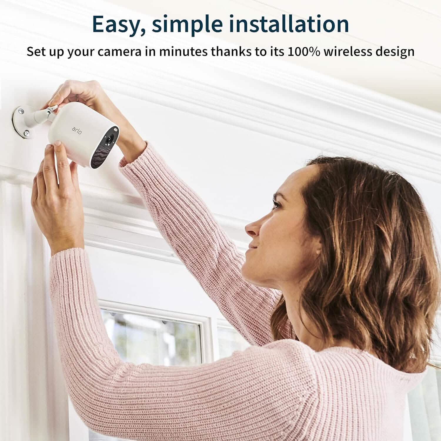 2-Pack: Arlo Essential Spotlight Camera Smart Home & Security - DailySale