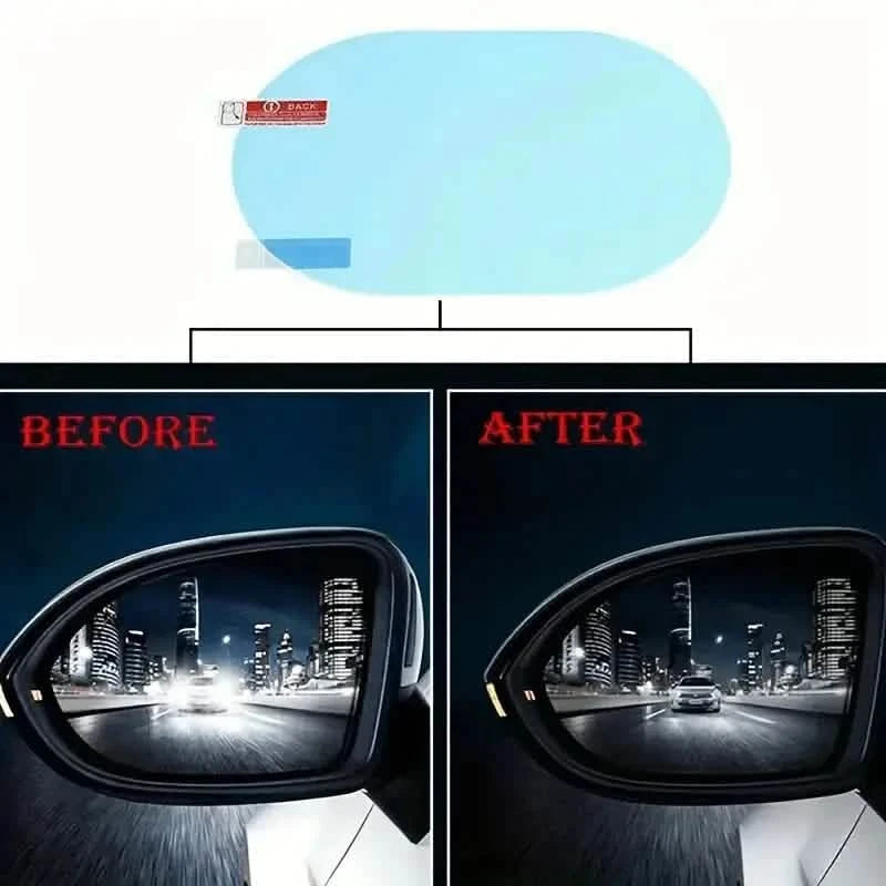 2-Pack: Car Waterproof Transparent Film Rearview Mirror Protection Automotive - DailySale