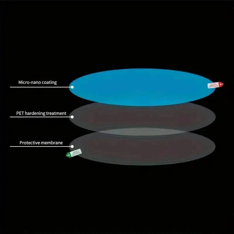 2-Pack: Car Waterproof Transparent Film Rearview Mirror Protection Automotive - DailySale