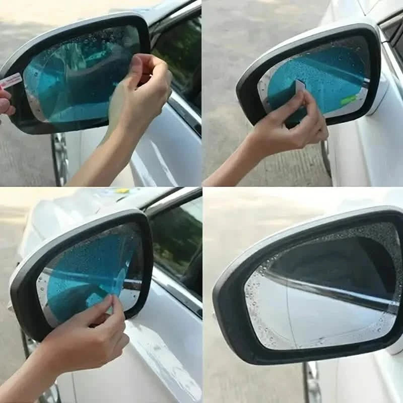 2-Pack: Car Waterproof Transparent Film Rearview Mirror Protection Automotive - DailySale