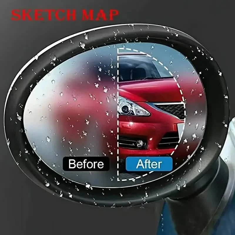 2-Pack: Car Waterproof Transparent Film Rearview Mirror Protection Automotive - DailySale