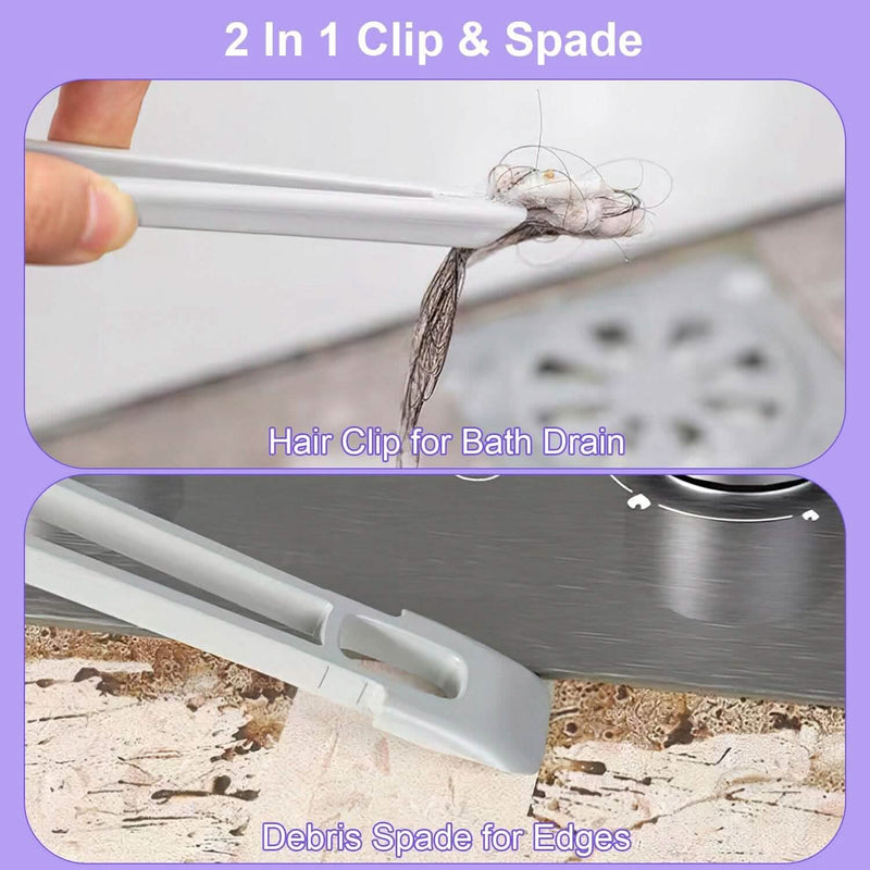 2-Pack: Crevice Cleaning Brush Stiff Bristle Brush Gap Cleaner Automotive - DailySale